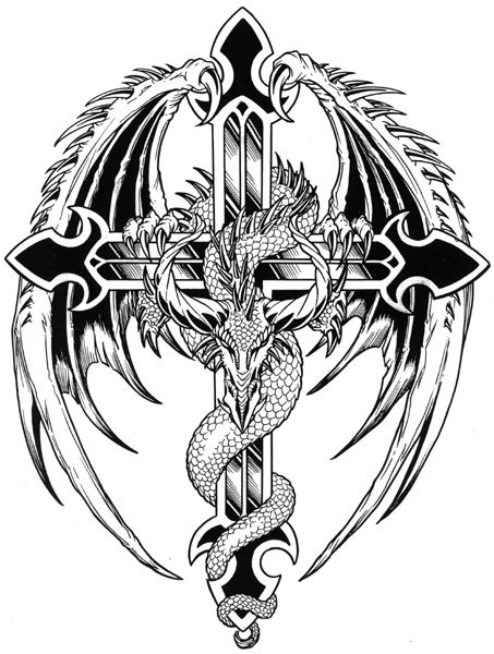 Celtic Dragon Tattoos for Men
